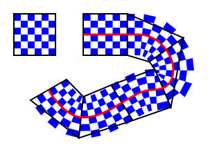 Pattern along Path example 6.