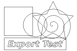 Export test: DXF.