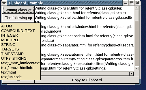 Clipboard Example Program