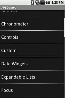 Android's default ListView