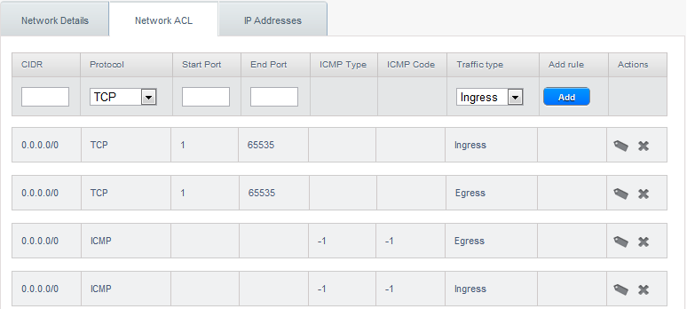 network-acl.png: adding, editing, deleting an ACL rule.