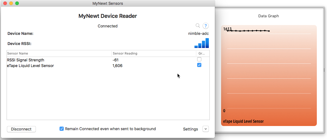 My Newt Sensor Reader