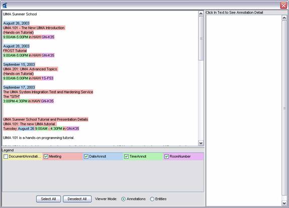 Analysis Results Window showing results from tutorial example 4