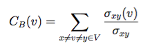 Vertex Betweeness