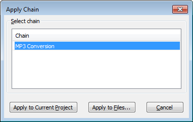 image of Apply Chain dialog