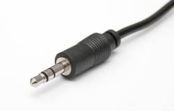 A picture of a 1/8" (3.5mm) stereo plug