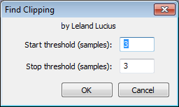Find clipping dialog