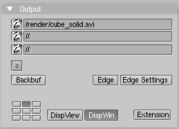 Set the animation output filename.