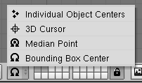 Setting the reference center to the cursor.