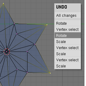 Undo Menu