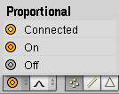 Proportional Editing icon