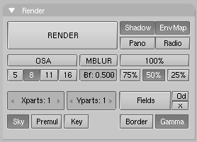 Rendering by parts buttons.