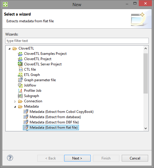 Creating External (Shared) Metadata in the Main Menu and/or in the Navigator Pane