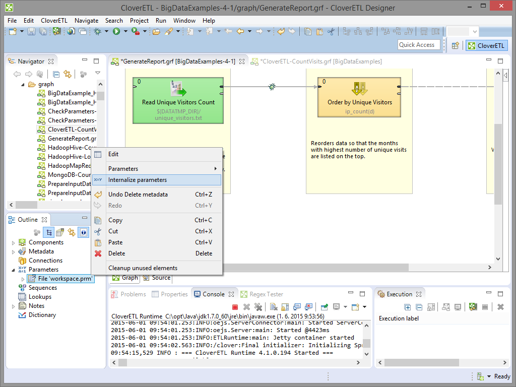 Internalizing External (Shared) Parameter