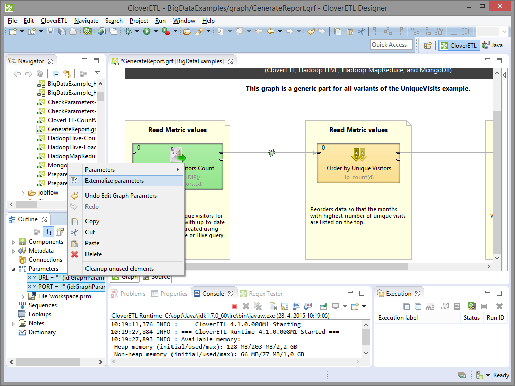 Externalizing Internal Parameters