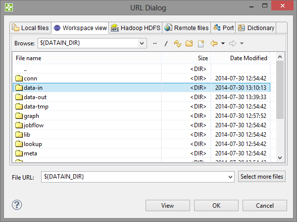 URL File Dialog