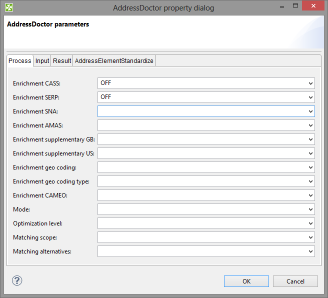 AddressDoctor Parameters