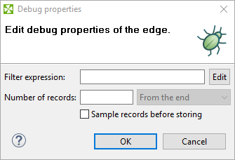 Debug Properties Dialog