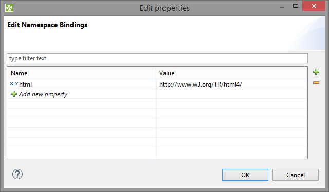 Editing Namespace Bindings in XMLExtract