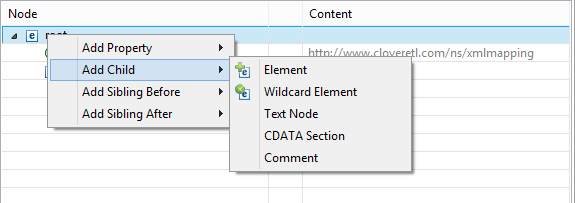 Adding Child to Root Element