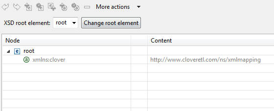 Generating XML from XSD root element