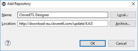 Adding a Repository to the Eclipse