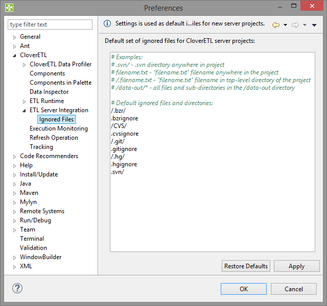 ETL Server Integration