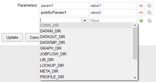 Web GUI - Graph execution task