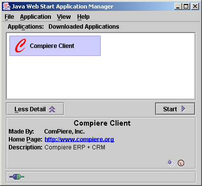 Java Web Start Manager