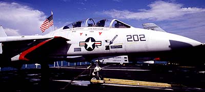 F14A Tomcat aboard the USS Nimitz
