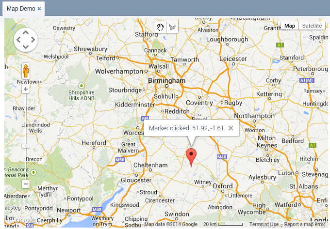 map demo marker