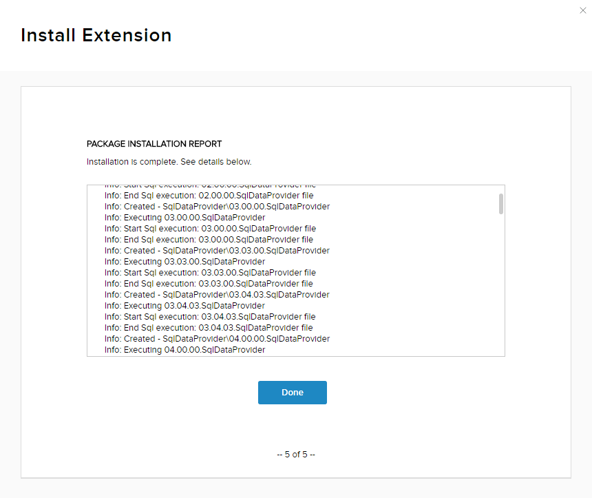 Package Installation Report