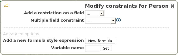 Adding constraints