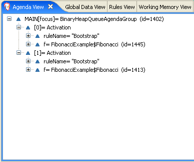 Fibonacci Example "Recurse" Agenda View 2