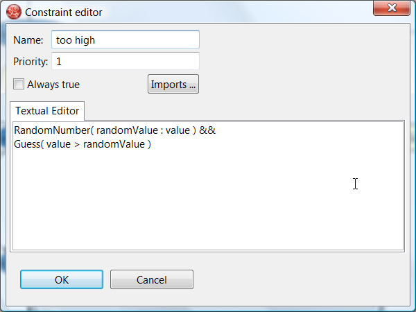 Constraints Editor for the GuessCorrect Node / value too high