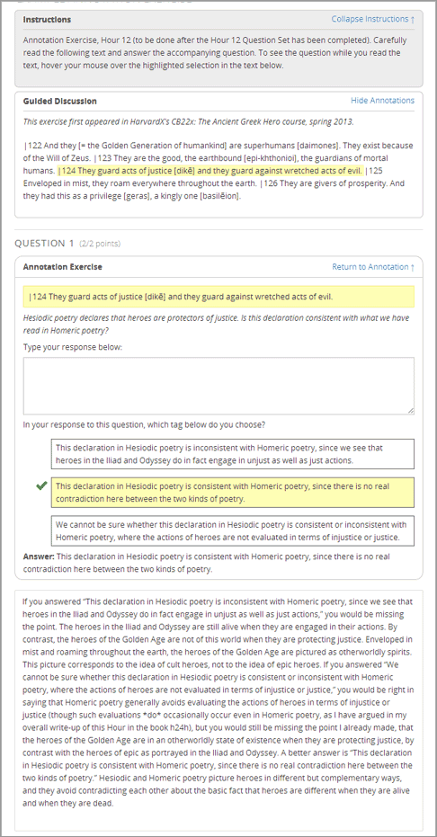 An example annotation problem.