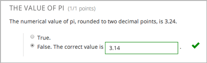 Image of a multiple choice and numerical input problem