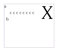 Text baseline alignment