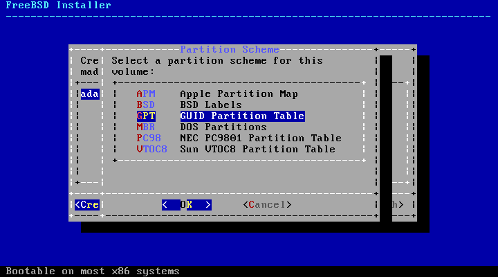 Manually Create Partitions