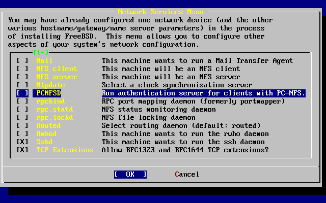 Network Configuration Lower-level