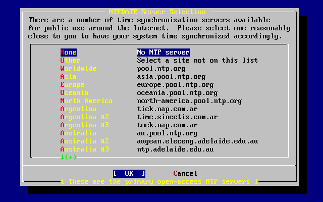 Ntpdate Configuration