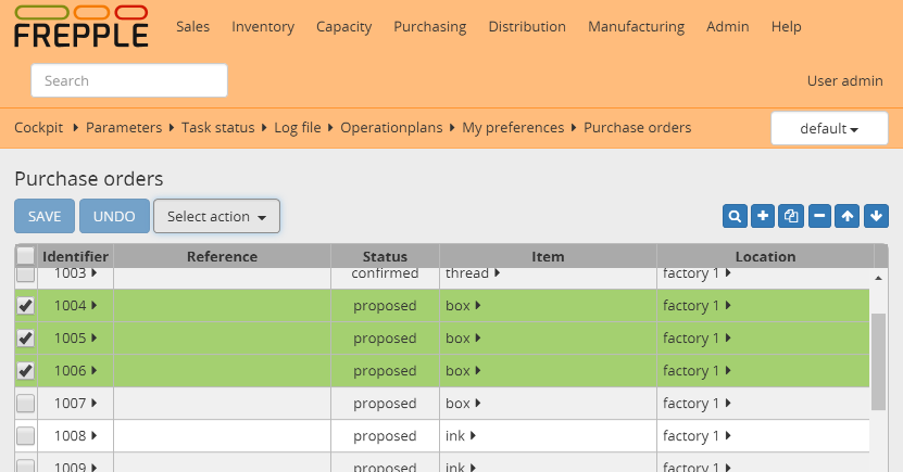 Exporting individual transactions to odoo