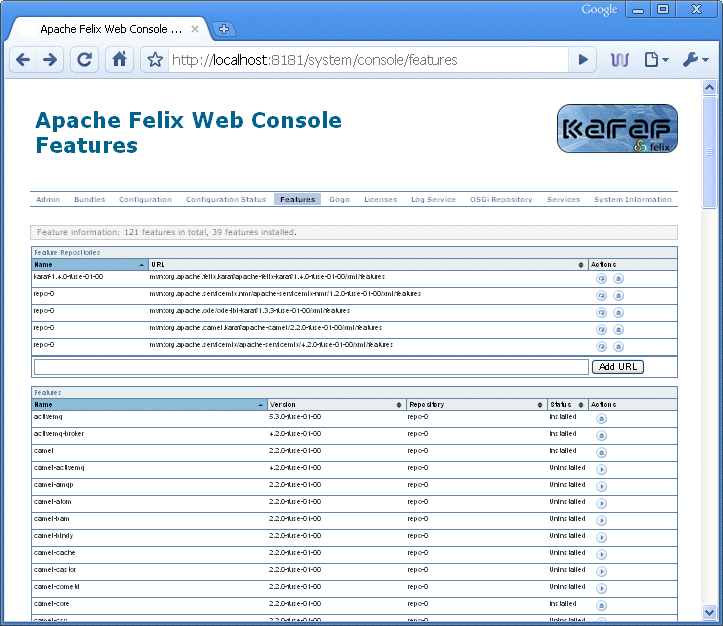 The Web Console