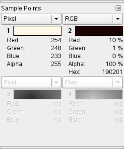 Sample points dialog