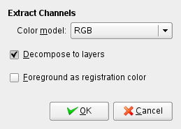 Decompose command options