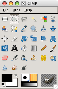 Ellipse Select icon in the Toolbox