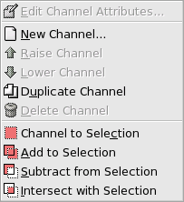 Channel Context Menu