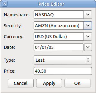 Price Editor