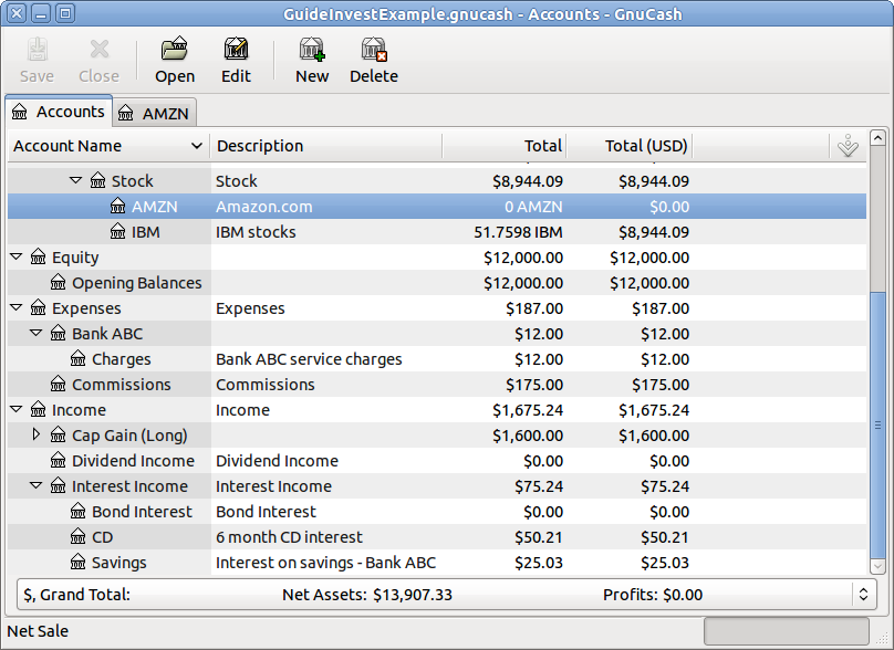 Selling Stock Example