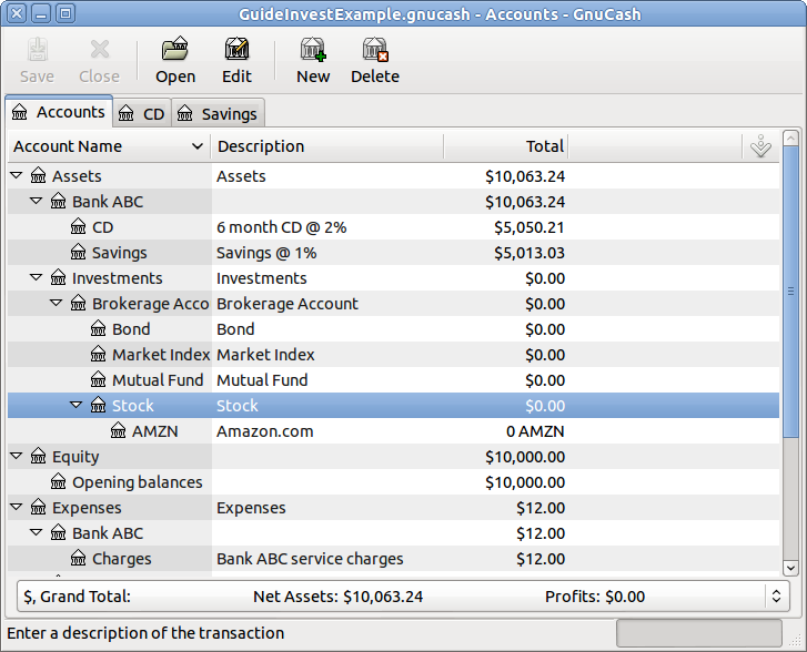 Setup Current Portfolio